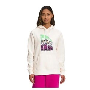 The North Face Women Cream Graphic Injection Pullover